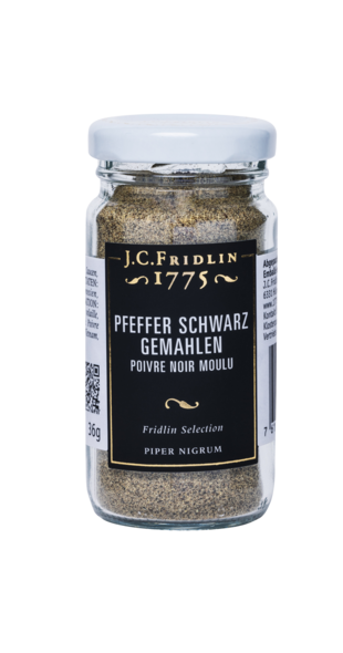 Pfeffer schwarz gemahlen