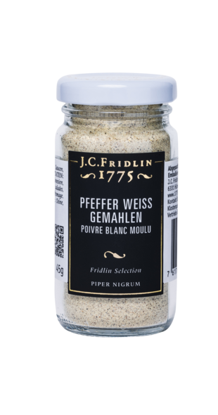 Pfeffer weiss gemahlen